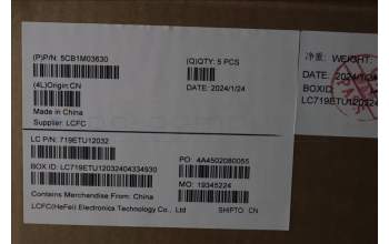 Lenovo 5CB1M03630 C-Cover with keyboard, Belgian, Abyss Blue, Backlight, UK