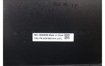 Lenovo 5CB1M21474 FRU KE612_D_COVER_AL_BK W/SCW ROW