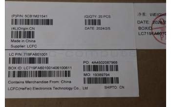 Lenovo 5CB1M21541 COVER LX3E0_B_COVER_5M_SUB_ASSY