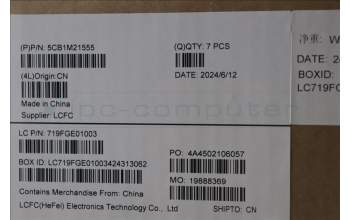 Lenovo 5CB1M21555 FRU LE462_D_COVER_AL_SUB_ASSY_GY