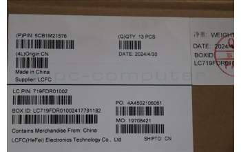 Lenovo 5CB1M21576 LP6C0_A_COVER_FHD_UHD_ASSY