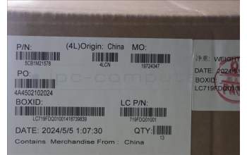 Lenovo 5CB1M21578 LP6C0_C_FRAME_WLAN_SUB_ASSY