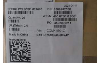 Lenovo 5CB1M21663 COVER C COVER, ASM, INTEL, WWAN, COOK