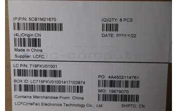 Lenovo 5CB1M21670 FRUCOVER LT4E3_A_COVER_ASSY_PC_FHD