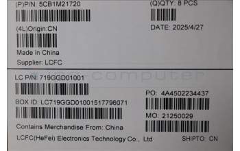Lenovo 5CB1M21720 MXCG0_D_COVER_WLAN_AL_ASSY