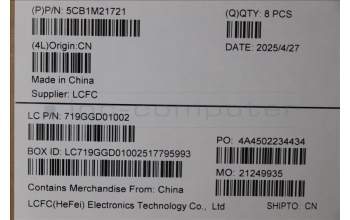 Lenovo 5CB1M21721 MXCG0_D_COVER_WWAN_AL_ASSY