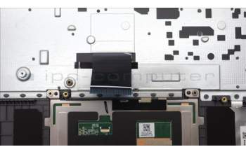 Lenovo 5CB1M23511 C-Cover with keyboard, UK English, Arctic Grey, Non-Backlight, Fingerprint, UK