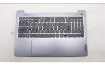Lenovo 5CB1M23513 C-Cover with keyboard, Spanish, Arctic Grey, Non-Backlight, Fingerprint, UK