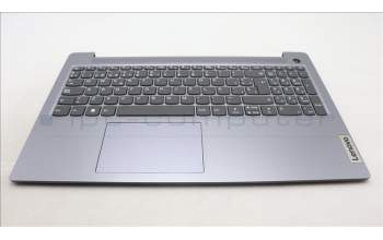 Lenovo 5CB1M23513 C-Cover with keyboard, Spanish, Arctic Grey, Non-Backlight, Fingerprint, UK