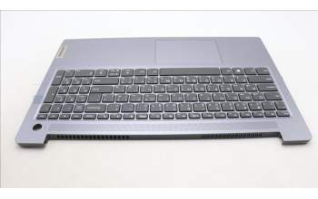 Lenovo 5CB1M23524 C-Cover with keyboard, Arabic, Arctic Grey, Non-Backlight, Fingerprint, US