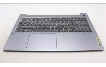 Lenovo 5CB1M23529 C-Cover with keyboard, Nordic, Arctic Grey, Non-Backlight, Fingerprint, UK