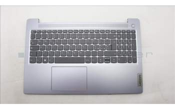 Lenovo 5CB1M24335 C-Cover with keyboard, Italian, Arctic Grey, Non-Backlight, UK