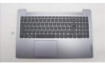 Lenovo 5CB1M24347 C-Cover with keyboard, Arabic, Arctic Grey, Non-Backlight, US