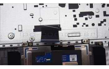 Lenovo 5CB1M24347 C-Cover with keyboard, Arabic, Arctic Grey, Non-Backlight, US