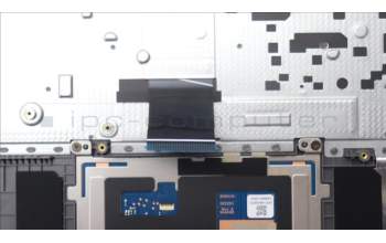 Lenovo 5CB1M24356 C-Cover with keyboard, Switzerland, Arctic Grey, Non-Backlight, UK