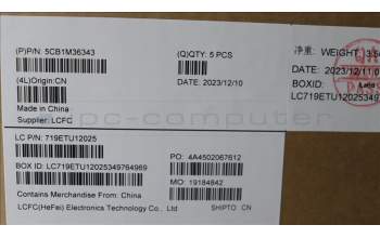 Lenovo 5CB1M36343 Tastatur inkl. TopcaseASM_EUROENGL83ERAGNBL