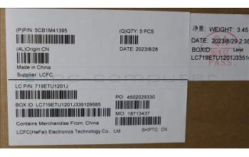 Lenovo 5CB1M41395 Tastatur inkl. Topcase ASM_UK L 83ERAB NBL