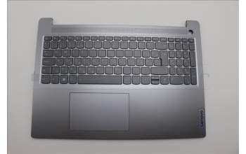Lenovo 5CB1M45213 C-Cover with keyboard, Hungarian, Arctic Grey, Backlight, Fingerprint, UK