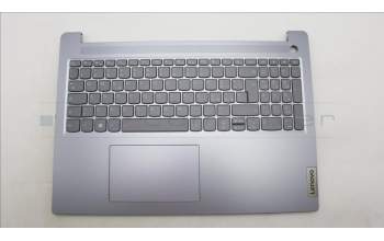 Lenovo 5CB1M45215 C-Cover with keyboard, Italian, Arctic Grey, Backlight, Fingerprint, UK