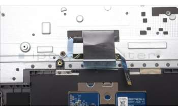 Lenovo 5CB1M45215 C-Cover with keyboard, Italian, Arctic Grey, Backlight, Fingerprint, UK