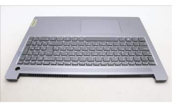 Lenovo 5CB1M45222 C-Cover with keyboard, Slovenian, Arctic Grey, Backlight, Fingerprint, UK