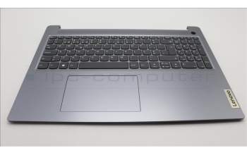 Lenovo 5CB1M46053 C-Cover with keyboard, Portuguese, Arctic Grey, Non-Backlight, Fingerprint, UK
