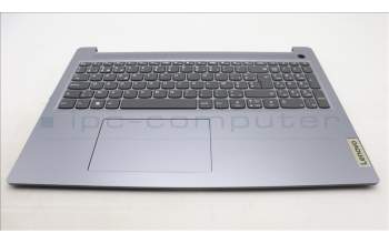 Lenovo 5CB1M46067 C-Cover with keyboard, Belgian, Arctic Grey, Non-Backlight, Fingerprint, UK