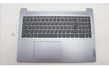Lenovo 5CB1M46079 C-Cover with keyboard, UK English, Arctic Grey, Non-Backlight, Non-Fingerprint, UK