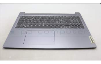 Lenovo 5CB1M46101 C-Cover with keyboard, Switzerland, Arctic Grey, Non-Backlight, Non-Fingerprint, UK