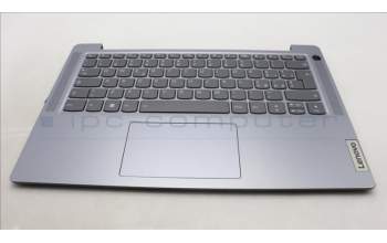 Lenovo 5CB1M46187 C-Cover with keyboard, Italian, Arctic Grey, Fingerprint, UK