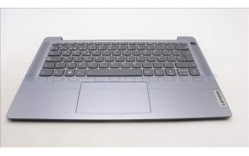 Lenovo 5CB1M46195 C-Cover with keyboard, Spanish, Arctic Grey, Fingerprint, UK