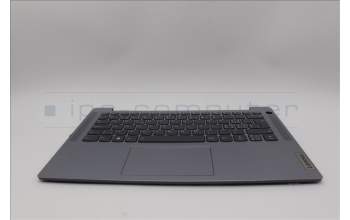 Lenovo 5CB1M46196 C-Cover with keyboard, Switzerland, Arctic Grey, Fingerprint, UK