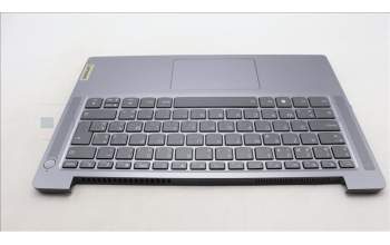 Lenovo 5CB1M46204 C-Cover with keyboard, Belgian, Arctic Grey, Non-Fingerprint, UK