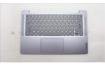 Lenovo 5CB1M46213 C-Cover with keyboard, German, Arctic Grey, Non-Fingerprint, UK