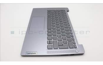 Lenovo 5CB1M46219 C-Cover with keyboard, Italian, Arctic Grey, Non-Fingerprint, UK