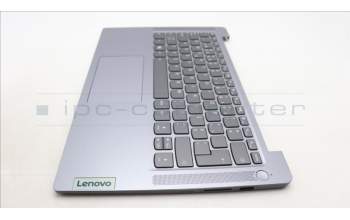 Lenovo 5CB1M46224 C-Cover with keyboard, Portuguese, Arctic Grey, Non-Fingerprint, UK