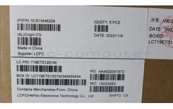 Lenovo 5CB1M46228 C-Cover with keyboard, Switzerland, Arctic Grey, Non-Fingerprint, UK