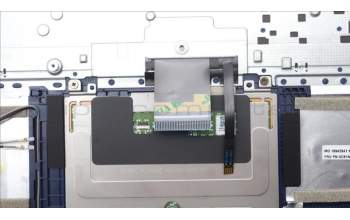 Lenovo 5CB1M46300 C-Cover with keyboard, Belgian, Abyss Blue, Backlight, Fingerprint, UK