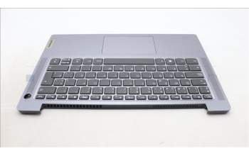 Lenovo 5CB1M46366 C-Cover with keyboard, Spanish, Arctic Grey, Fingerprint, UK