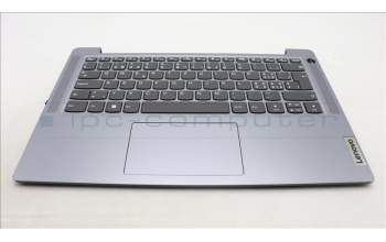 Lenovo 5CB1M46386 C-Cover with keyboard, Switzerland, Arctic Grey, Fingerprint, UK