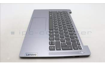 Lenovo 5CB1M46395 C-Cover with keyboard, UK English, Arctic Grey, Non-Fingerprint, UK