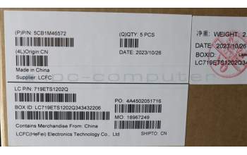 Lenovo 5CB1M46572 C-Cover with keyboard, Portuguese, Abyss Blue, Non-Fingerprint, UK