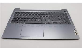 Lenovo 5CB1M46854 C-Cover with keyboard,German,Arctic Grey,Backlight,Fingerprint