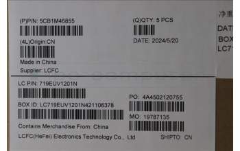 Lenovo 5CB1M46855 Tastatur inkl. Topcase ASM_GRE L 83EMAGFP BL