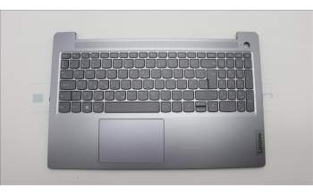 Lenovo 5CB1M46858 C-Cover with keyboard, Hungarian, Arctic Grey, Backlight, Fingerprint, UK