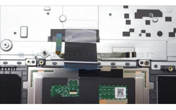 Lenovo 5CB1M46860 C-Cover with keyboard, Italian, Arctic Grey, Backlight, Fingerprint, UK