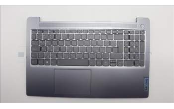 Lenovo 5CB1M46879 C-Cover with keyboard, Bulgarian, Arctic Grey, Backlight, UK