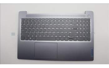 Lenovo 5CB1M46882 C-Cover with keyboard, US English Euro, Arctic Grey, Backlight, US