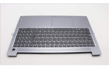 Lenovo 5CB1M47039 C-Cover with keyboard, Spanish, Arctic Grey, Non-Backlight, Fingerprint, UK