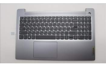 Lenovo 5CB1M47047 C-Cover with keyboard, Russian, Arctic Grey, Non-Backlight, Fingerprint, US